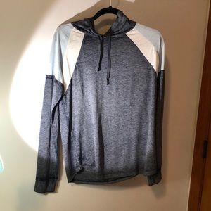 Pink Rose Long Sleeve Hooded Top